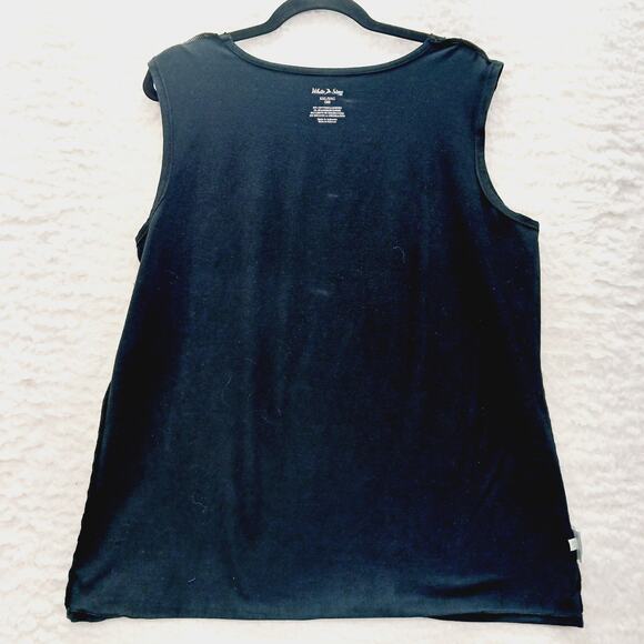 Tank Top Size XXL Black Lace Y2K Goth Fairygoth Whimsycore Festival Witchy Chic - Picture 8 of 10